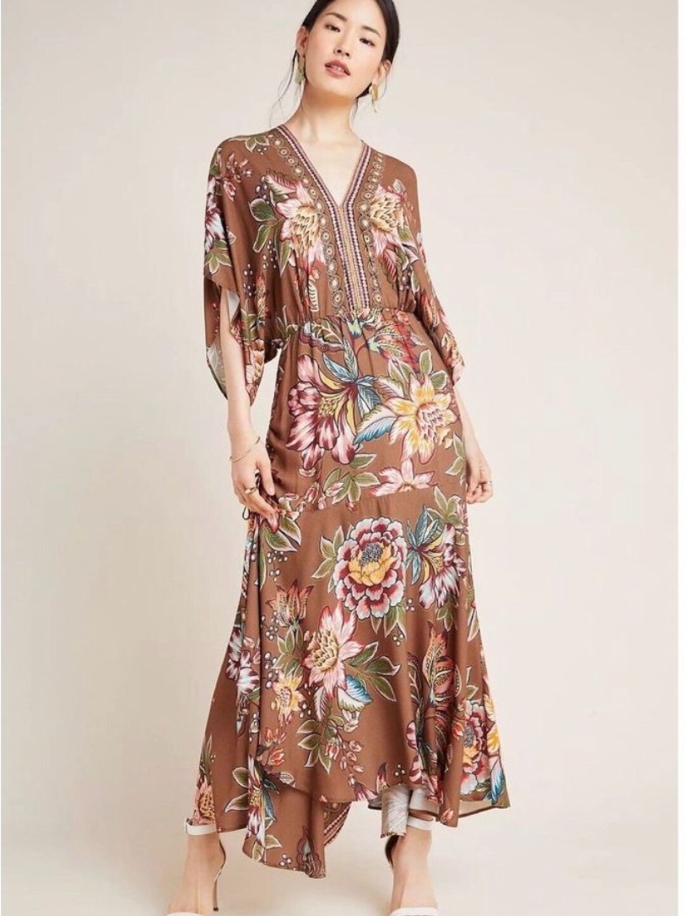 Anthropologie Farm Rio Valentina Dress Size Small